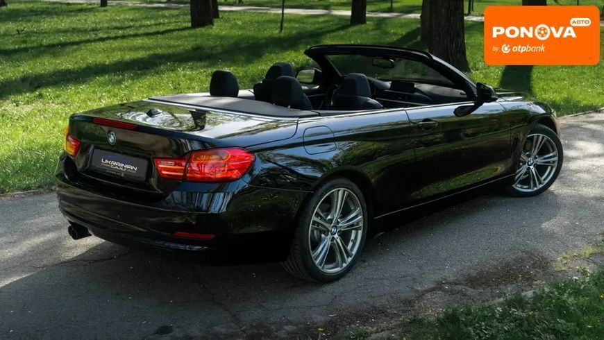 BMW 4 Series, 2016 г., Бензин, 67 тыс. км, Кабриолет, Чорный, Днепр (Днепропетровск) AT-10416107 фото