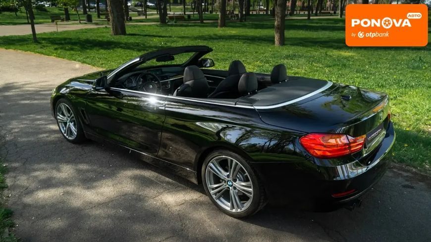 BMW 4 Series, 2016 г., Бензин, 67 тыс. км, Кабриолет, Чорный, Днепр (Днепропетровск) AT-10416107 фото