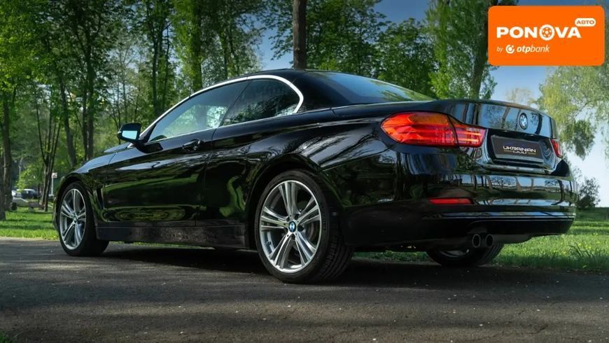 BMW 4 Series, 2016 г., Бензин, 67 тыс. км, Кабриолет, Чорный, Днепр (Днепропетровск) AT-10416107 фото