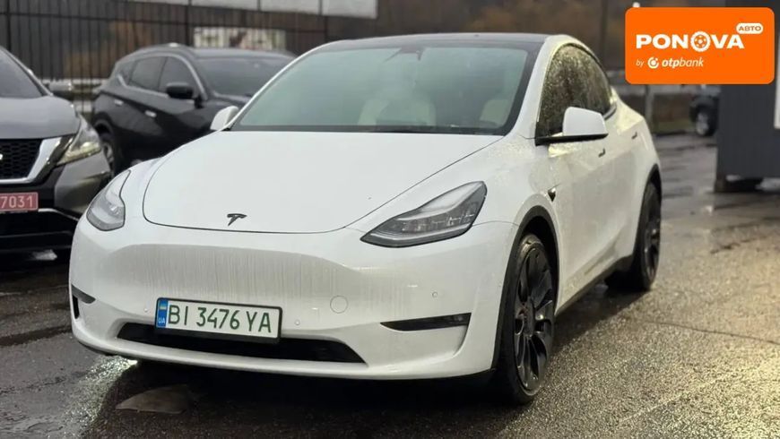 Tesla Model Y, 2021 г., Електро, 200 тыс. км, Внедорожник / Кроссовер, Белый, Полтава AT-10412265 фото