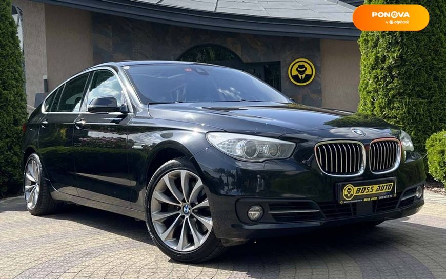 BMW 5 Series GT, 2016, Дизель, 2.99 л., 223 тыс. км, Лифтбек, Чорный, Львов 42126 фото