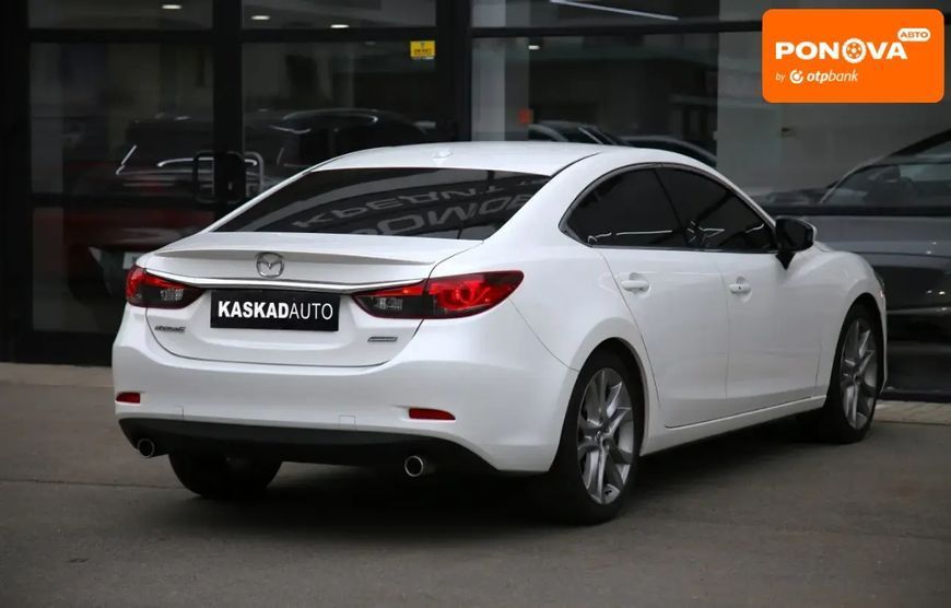 Mazda 6, 2013 р., Бензин, 181 тис. км, Седан, Білий, Харків AT-10429246 фото