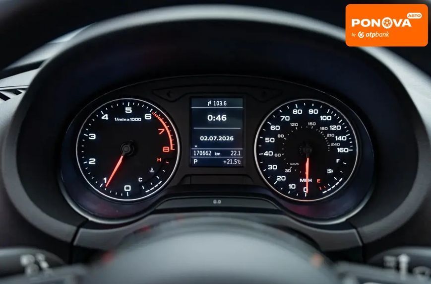Audi A3, 2014 р., Бензин, 171 тис. км, Седан, Сірий, Київ AT-10421806 фото