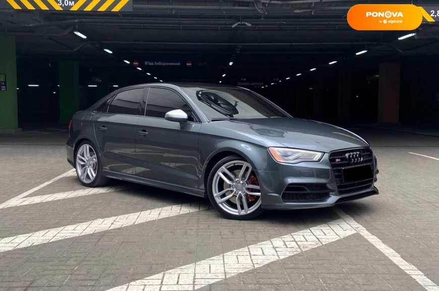 Audi S3, 2014, Бензин, 1.98 л., 126 тис. км, Седан, Сірий, Київ 34052 фото