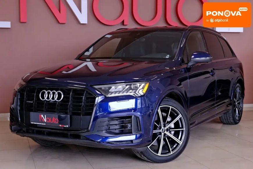 Audi Q7, 2020 р., Бензин, 93 тис. км, Позашляховик / Кросовер, Синій, Одеса AT-10417433 фото