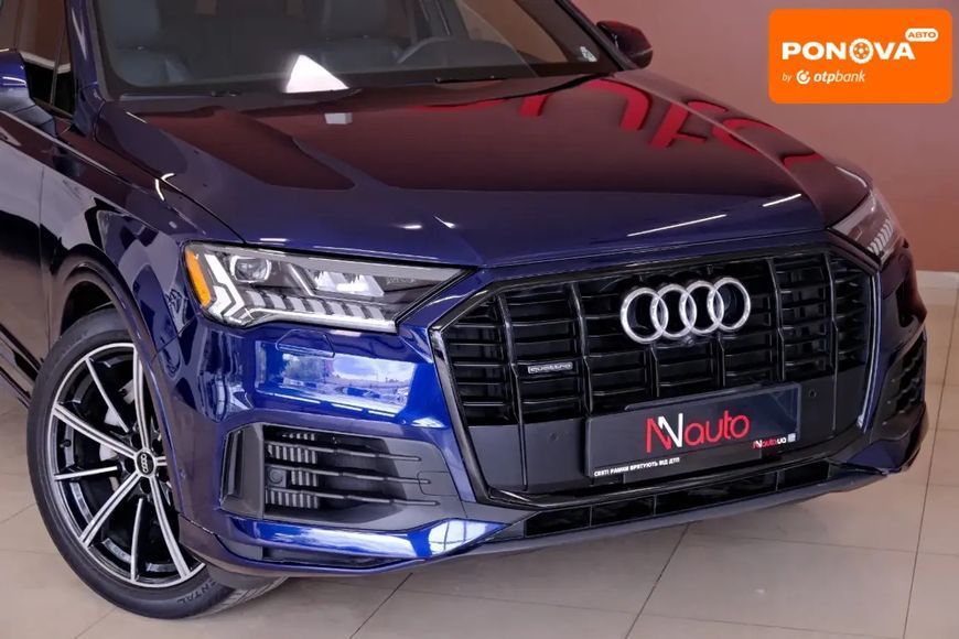 Audi Q7, 2020 р., Бензин, 93 тис. км, Позашляховик / Кросовер, Синій, Одеса AT-10417433 фото