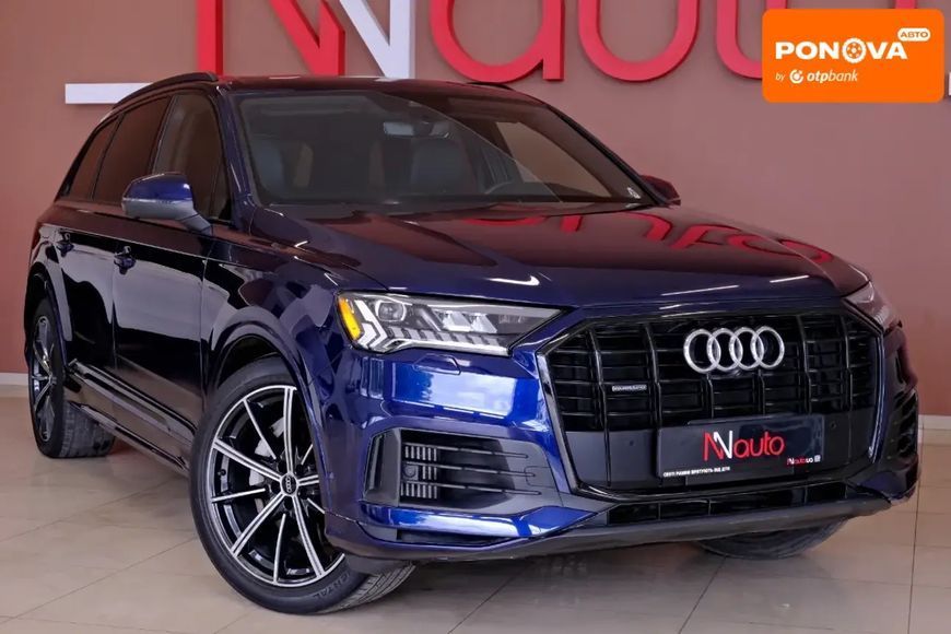 Audi Q7, 2020 р., Бензин, 93 тис. км, Позашляховик / Кросовер, Синій, Одеса AT-10417433 фото